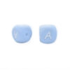 Perles lettres en silicone 12mm-Azul