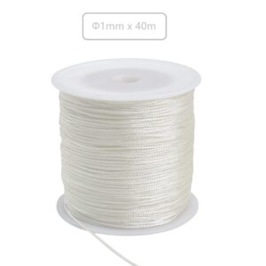 Cordon Nylon 40m en Φ1mm-blanc