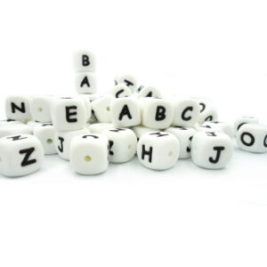 Perles alphabet en silicone