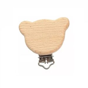 Clips en Bois de Hêtre Animal