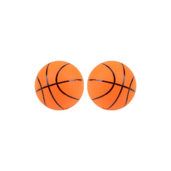 Perle de basket-ball en silicone Φ15mm