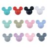 Perles de silicone de mickey Φ19mm