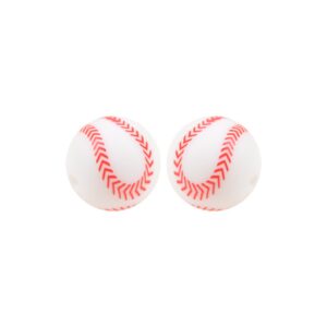 Perle de base-ball en silicone Φ15mm