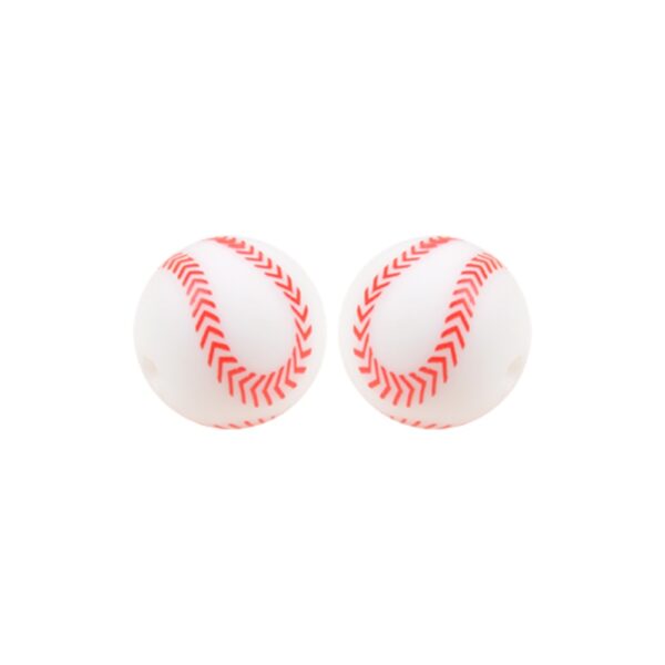 Perle de base-ball en silicone Φ15mm