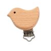 Clip en Bois pour Attache Tétine-oiseau